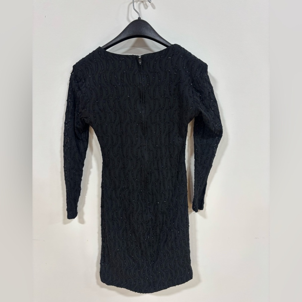 Vintage Betsy & Adam Black Long Sleeve Dress - Picture 2 of 4